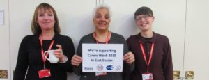 3 carers at carers week 2018