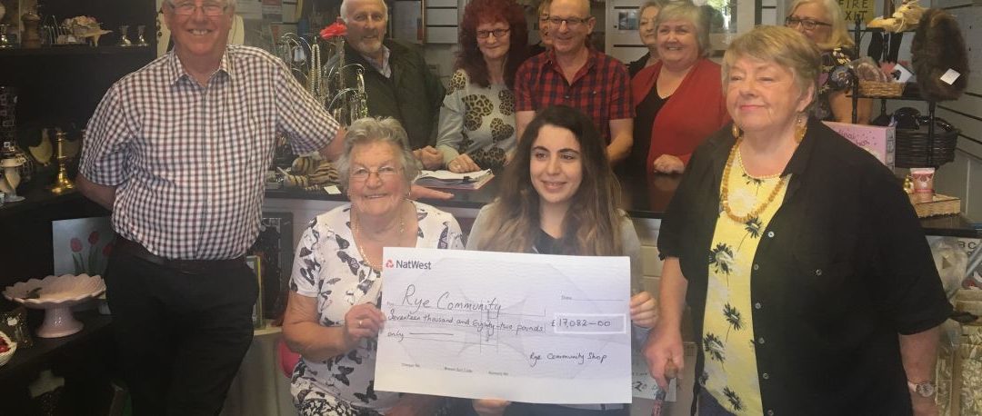 Rye Community Shop supports carers with donation