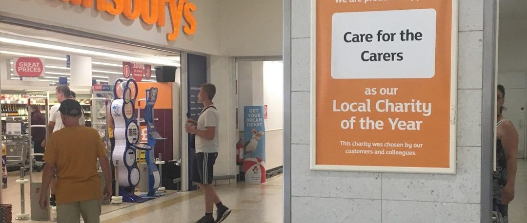 We are Sainsbury’s Local Charity of the Year!