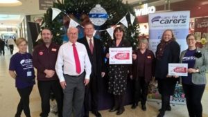 photo of Stephen Lloyd MP with carers