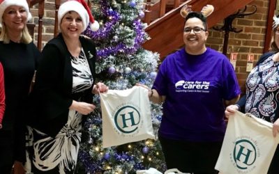 Heringtons Solicitors delivers Christmas goodies to young adult carers