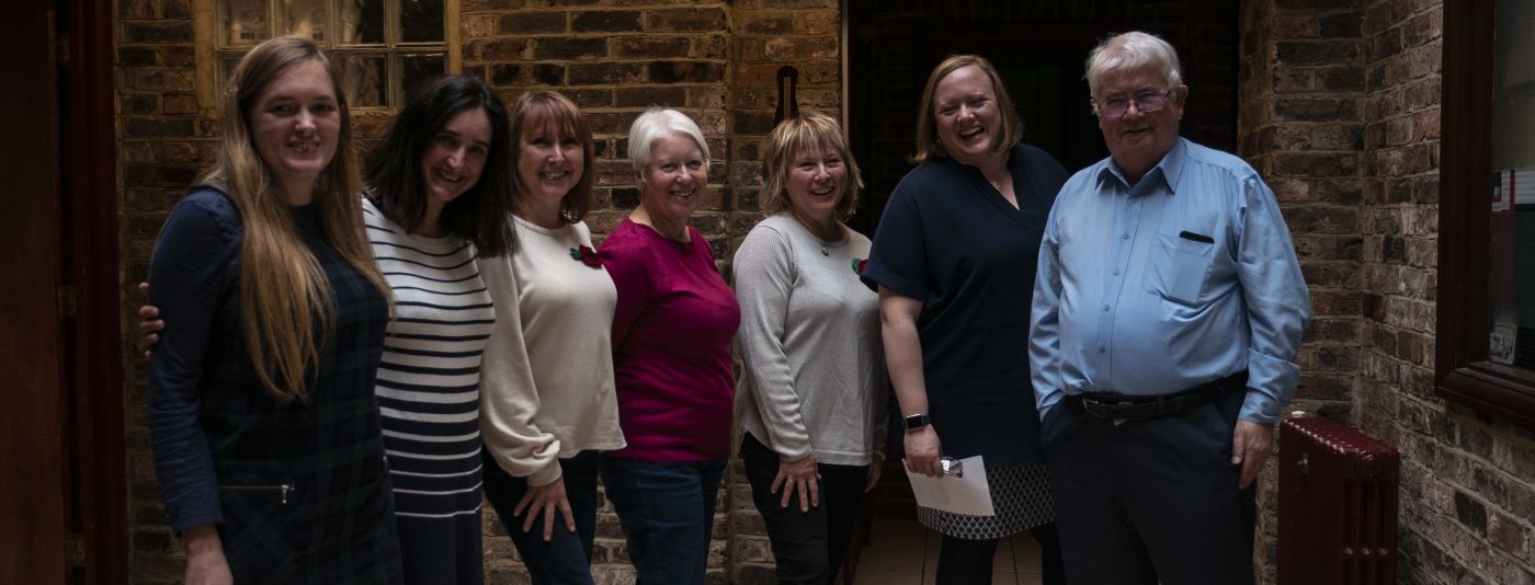 group photo of carers creative writing group