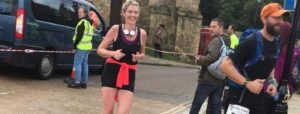 photo of Caroline Foord at the London Marathon