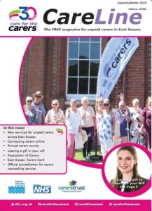 Front cover of the Careline Magazine Autumn/Winter 2019 Issue