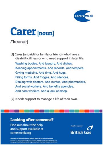 Definition of carer