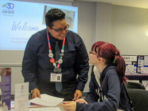 One to One Support from Care for the Carers