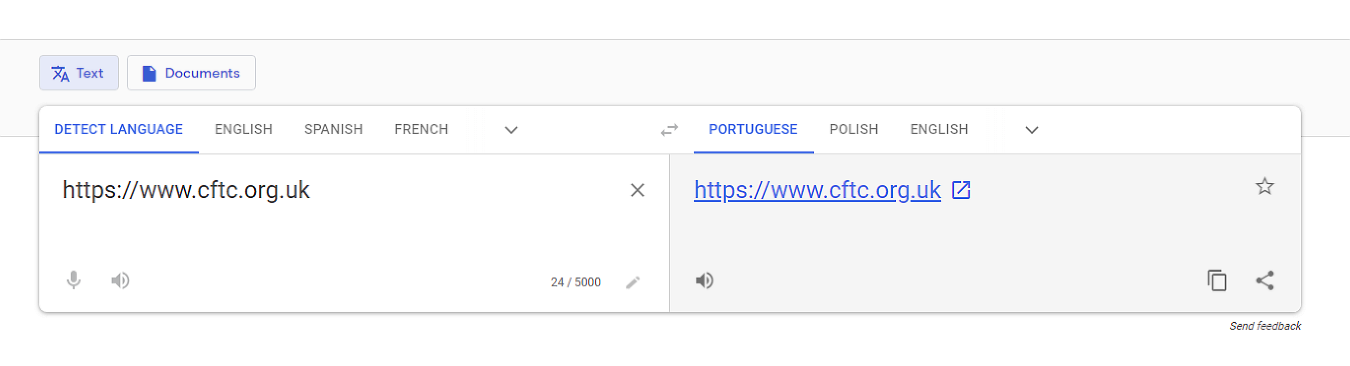 How to translate a website in Portuguese language