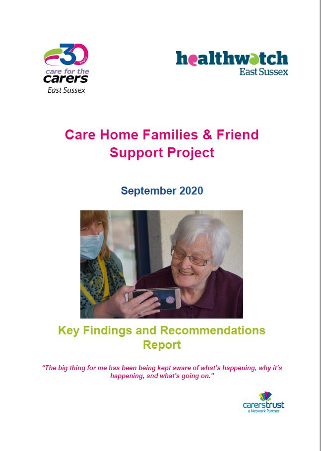 Download our Carers Forum Report February 2019