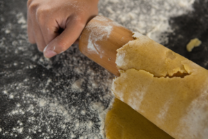 cooking pastry workshop for carers