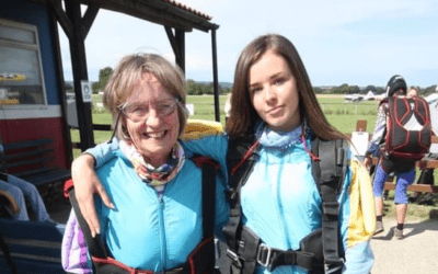 Skydiving for carers