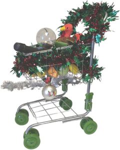 Christmas goodies in trolley