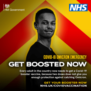 Booster vaccination for carers