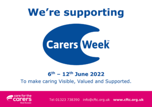 We're Supporting Carers Week 2022 Poster