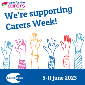 We're supporting Carers Week hands image