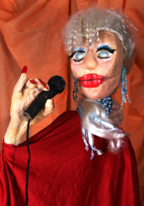 Karaoke 3D puppet made for lockdown project to combat isolation