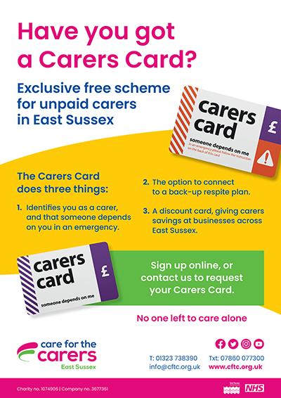 CFTC - Carers Card Poster
