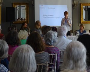 Delegates and speaker Kirsty McHugh at 2023 Carers Voices Conference