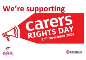 We're supporting Carers Rights Day poster image