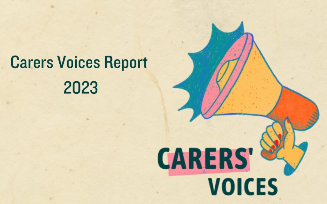 Carers Voices Report 2023 banner