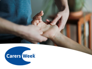 Image of a hand being massaged