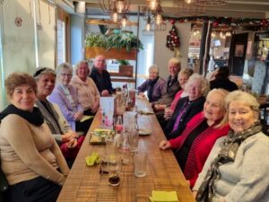 Carers Group enjoying a pub lunch