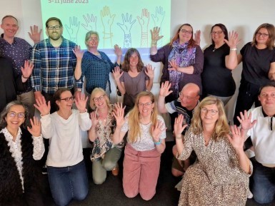 Group of Care for the Carers staff