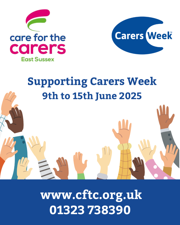Instagram post with logos and 'Supporting Carers Week' wording