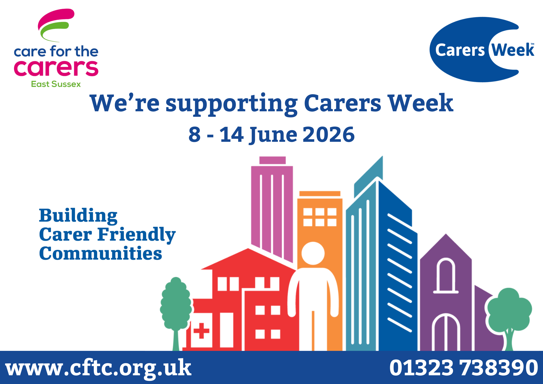 We're Supporting Carers Week 2022 Poster